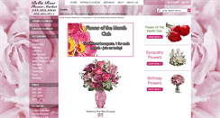 Desktop Screenshot of bellaroseflowers.com