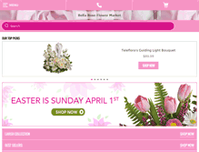 Tablet Screenshot of bellaroseflowers.com